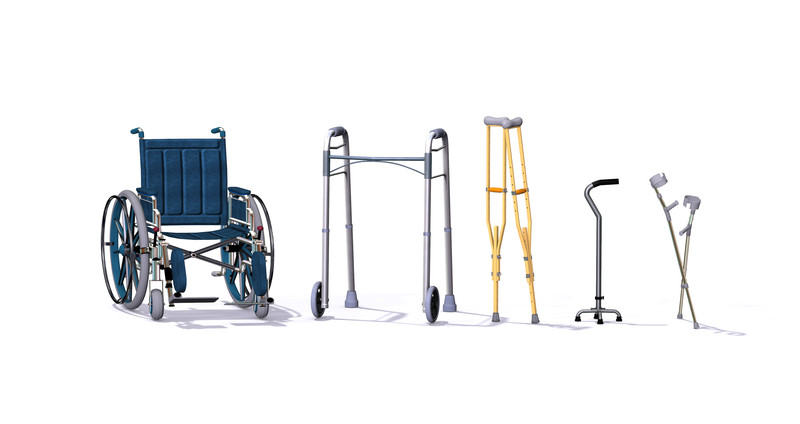 La mobilité réduite peut être temporaire ou définitive et nécessite souvent des aides à la marche.